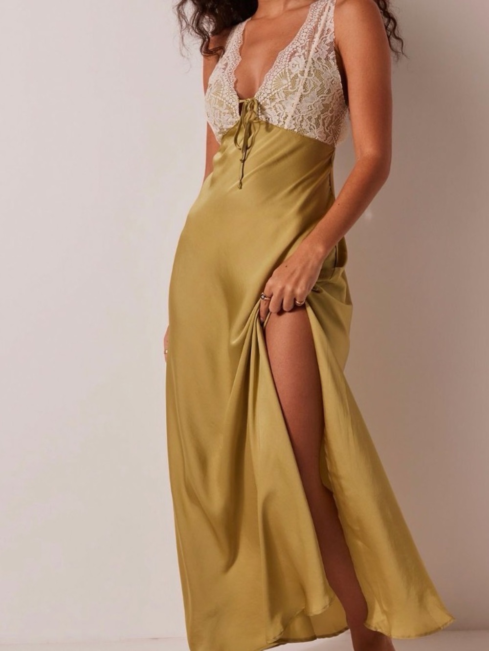 Free People Countryside Maxi Slip Dress NWT XS
